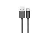 USB kabel - Puro  12W TPE USB-A Cable - microUSB 2m - Black - PUCM12W2MTBLK