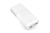 Powerbank - Puro Powerbank DAILY 20 PLUS 20000mAh 2x USB-A / 1x USB-C 22.5W PD AFC - white Powerbank - Hvid - 20000 mAh - PUFCBB200P3WHI