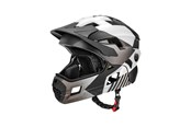 Cykeltilbehør - Rockbros TS-61 10110061006 Children's Bike Helmet with Detachable Chin Size M (54-57) - Gray - 10110061006