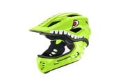 Cykeltilbehør - Rockbros TT-32004 Shark Children's Bike Helmet with Detachable Jaw Size M (54-58) - Green - TT-32004