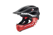 Cykeltilbehør - Rockbros TT-32005 Shark Children's Bike Helmet with Detachable Jaw Size M (54-58) - Black - TT-32005