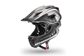 Cykeltilbehør - Rockbros TT-32SBTG-M children's bicycle helmet with removable chinbar size M - gray - Rockbros-TT-32SBTG-M