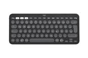 Tastatur - Logitech Pebble Keys 2 K380s Wireless Keyboard - Tonal Graphite - Tastatur - Engelsk - UK - Grå - 920-011843