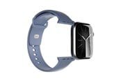 Smartwatch - Tilbehør - Puro Icon Strap for Apple Watch 44/45/46/49mm - Blue - PUICNAW44BLUE17