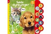 Børnebøger - Søde dyreunger (med 10 lyde) - Børnebog - Papbog - 9788741532868