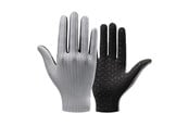 Cykeltilbehør - Rockbros Breathable Full Finger Cycling Gloves Size: L - Gray - 8386824304466