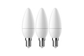 Lyskilder - Nordlux LED pære C35 2,9W (25W) 2700K 250lm Mat 3-pak E14 - 5173018923