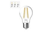 Lyskilder - Nordlux LED pære A60 4,9W (60W) 2700K 806lm Step-dim Klar E27 - 5251000221