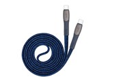 USB kabel - RivaCase PS6105 BL12 ENG Type-C / Type-C Nylon Bra - 4260403579503