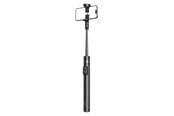 Mobil - Andet Tilbehør - Wozinsky Selfie stick WRZP1 with automatically extendable legs tripod function 1.7m - black - 5907769372575