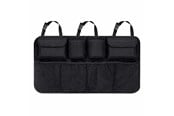 Biltilbehør - Wozinsky Large Car Organizer for Back Seat Backrest and Trunk - Black - 5907769385162