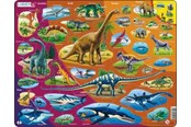 Puslespil - Larsen Puzzles Puzzle Natural History - 85 pieces Maxi (36.5x28.5 cm) Floor - HL1