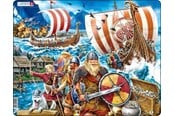 Puslespil - Larsen Puzzles Puzzle Viking Voyage - 65 pieces Maxi (36.5x28.5 cm) Floor - FI8
