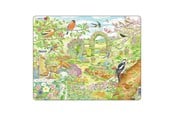 Puslespil - Larsen Puzzles Puzzle birds and flowers in the garden - 60 pieces Maxi (36.5x28.5 cm) Floor - FH37