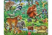Puslespil - Larsen Puzzles Puzzle Jungle Animals - 20 pieces Maxi (36.5x28.5 cm) Floor - FH24