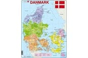 Puslespil - Larsen Puzzles Puzzle Denmark Political - 70 pieces Maxi (36.5x28.5cm) Floor - A6