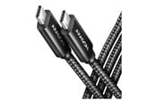 USB kabel - AXAGON BUCM4X-CM05AB - USB-C cable - USB-C to USB-C - 50 cm - BUCM4X-CM05AB