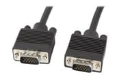 Skærmkabel - Lanberg - VGA cable - HD-15 (VGA) to HD-15 (VGA) - 3 m - CA-VGAC-10CC-0030-B