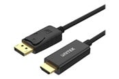 Skærmkabel - Unitek adapter cable - DisplayPort / HDMI - 1.8 m - Y-5118CA BOX