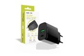Mobil - Adaptere & Opladere - Mobile Origin PD20W Wall Charger MO12 - black - 1 USB-A + 1 USB-C - FRL-PD20W-MO12-BLK