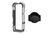 Actionkamera tilbehør - Sunnylife Metal Magnetic Frame with Silicone Lens Cover for Insta360 X5 - X5-BK012