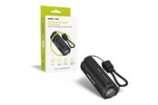 Powerbank - Mobile Origin 5000mAh Compact PowerBank PB7 with Flashlight and USB-C Cable Powerbank - Sort - 5000 mAh - MO-CPFC-PB7