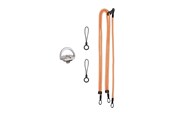 Actionkamera tilbehør - Sunnylife GS022 Multifunctional Neck Strap for Pocket 3 – Orange - OP3-GS022-C