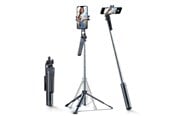 Mobil - Andet Tilbehør - Wozinsky Selfie stick  WC1Y70S telescopic tripod 1.7m with phone holder - black - 5907769384554