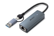 Netværksadapter (netkort, printserver mv.) - Lindy USB 3.2 Gen 1 to 5G Ethernet Converter - 43415