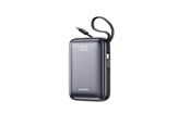Powerbank - Joyroom JR-PBF29 20000mAh 22.5W Powerbank with Double Cable - Black Powerbank - Sort - 20000 mAh - JR-PBF29-black