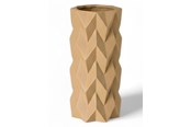 Boligindretning - Simiu TESSURA - Vase - 17cm - Beige - 5714255011616