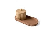 Boligindretning - Simiu ROYAL TRAY - Beige/Mokka - 21cm - 5714255011692