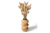 Boligindretning - Simiu SCRUNCHED - Vase - 21cm - Beige - 5714255011845