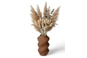 Boligindretning - Simiu SCRUNCHED - Vase - 21cm - Mokka - 5714255011869