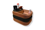 Boligindretning - Simiu STACKSEY - Makeup Stander - Stor - Oliven/Beige - 22 x 14cm - 5714255011975