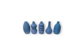 Boligindretning - Simiu MINI VASES - 8 cm - 5 stk - Støvet Blå - 5714255012453