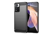 Mobil - Covers & Cases - Hurtel Carbon Case flexible case cover Xiaomi Redmi Note 11 Pro+ 5G (China) / 11 Pro 5G (China) / Mi11i HyperCharge / Poco X4 NFC Black - 5907769337468