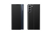 Mobil - Covers & Cases - Hurtel New Sleep Case Cover with a stand function for Samsung Galaxy S22 + (S22 Plus) Black - 5907769337895