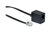 Netværkskabel - Schwaiger phone extension cable - 10 m - black - Sort - 10m - TVL6332 533