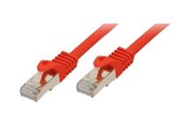 Netværkskabel - SCONN Shiverpeaks BASIC-S patch cable - 10 m - red - Rød - 10 meter - BS75520-R