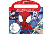 Børnebøger - Marvel - Spidey - Skriv og visk ud (papbog med ikke-permanent pen) - Børnebog - Papbog - 9788741532400