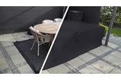 Haveredskaber - Home>it Garden overtræk til havemøbler, L235xB180xH95 cm, sort - 87136