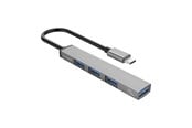 Dockingstation - ORICO AH-13 USB-C Hub Docking Station 1x USB-A 3.0 + 3x USB-A 2.0 - Gray - AH-13-GY-EP