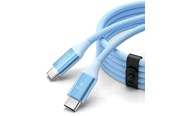 USB kabel - ORICO CDX 100W 5A Power Delivery USB-C - USB-C cable 1m - blue - CDX-100CC-BL-BP