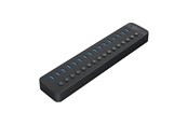 USB hub - ORICO CT2U3-16AB 16x USB-A 3.0 Hub with Switches - Black USB hub - USB 3.0 - 16 ports - Sort - CT2U3-16AB-EU-BK-BP