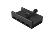 USB hub - ORICO MH4PU Hub Clamp-Mounted 4x USB-A 3.0 - Black USB hub - USB 3.0 - 4 ports - Sort - MH4PU-BK-BP