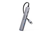 Dockingstation - ORICO YSB4-U2 USB-A/USB-C Hub Docking Station 2x USB-A 2.0 + 1x USB-A 3.0 + 1x USB-C 2.0 + 1x USB-C - Gray - YSB4-U2-GY-BP