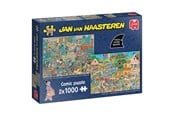 Puslespil - Jumbo Jan van Haasteren Jigsaw Puzzle - Music Store and Holiday Itching 2x1000 pcs. Floor - 1110100644