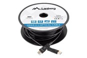 Skærmkabel - Lanberg HDMI cable with Ethernet - 30 m - CA-HDMI-30FB-0300-BK