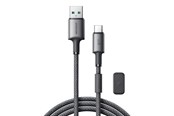 USB kabel - Joyroom S-A50 Unlimited Series 3A USB-A - USB-C Cable with Magnetic Organizer 1.2m - Gray - S-A50_AC